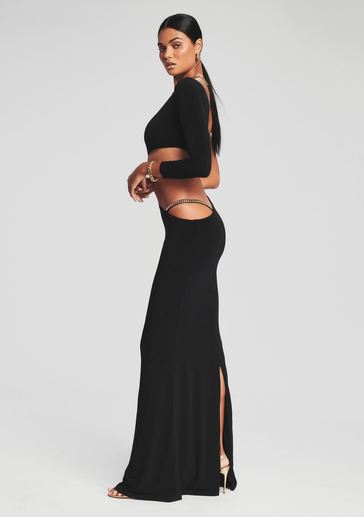 Whitney Dress by retrofête in Black, product image 3