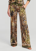 Baxter Silk Pant by retrofête in Jungle Leopard, product image 1
