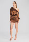 Elio Dress by retrofête in Cognac, product image 1