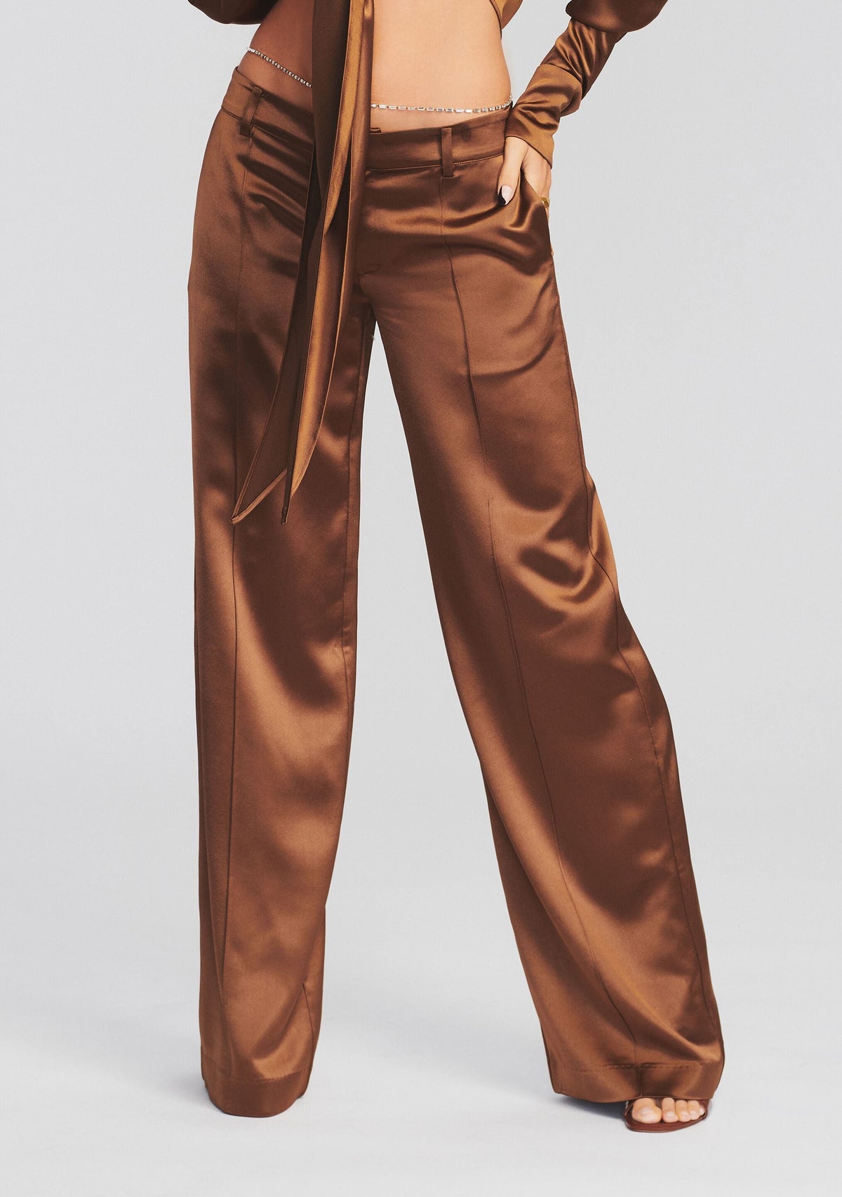 Eliza Pant by retrofête in Cognac, product image 1