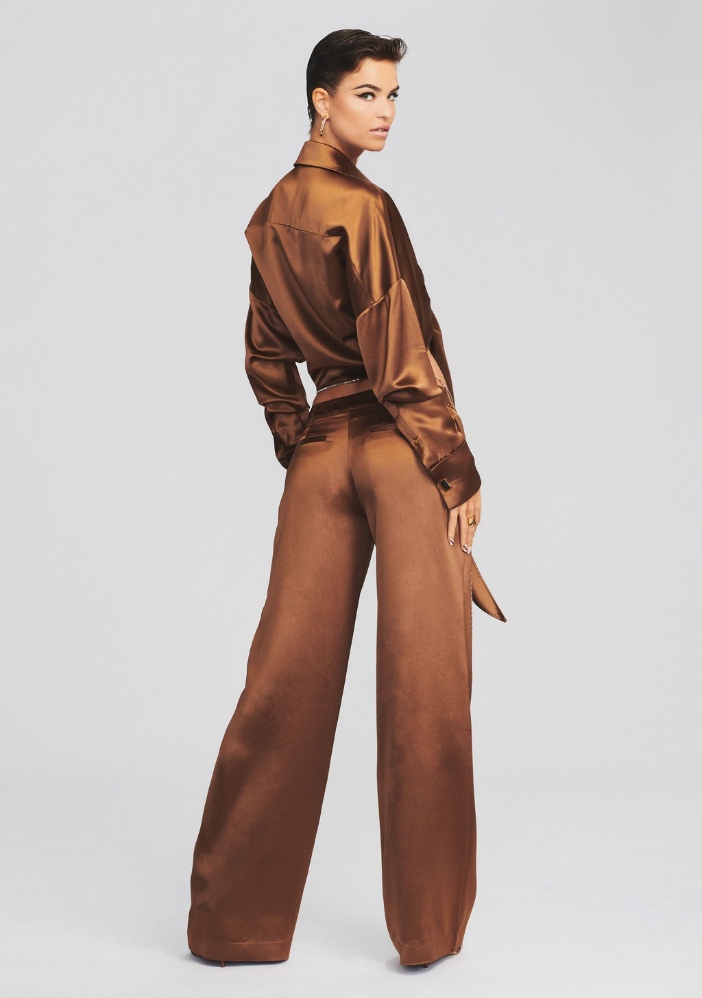 Eliza Pant by retrofête in Cognac, product image 4