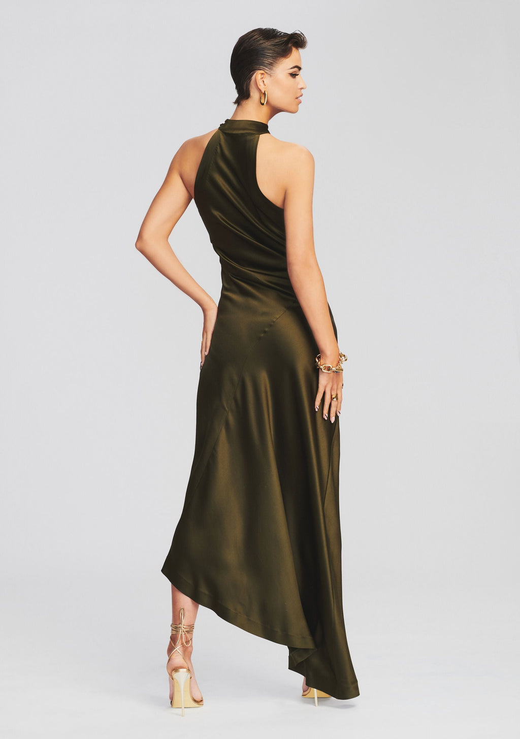 Sab Dress by retrofête in Army Green, product image 4