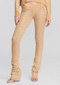 Desiree Pant by retrofête in Caramel/Silver Houndstooth, product image 1