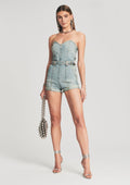 Ula Romper by retrofête in Porcelain Blue, product image 1