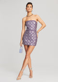 Heather Sequin Chainmail Dress by retrofête in Lilac, product image 1