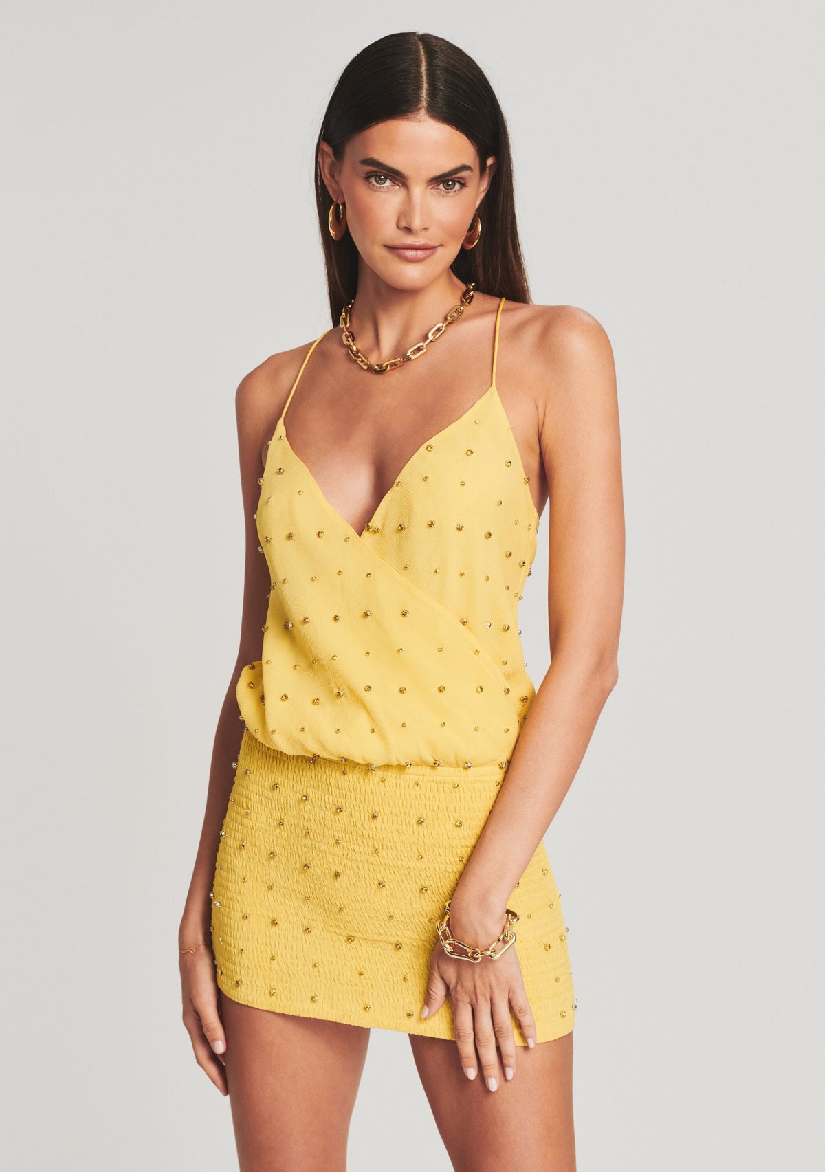 Petra Dress by retrofête in Yellow, product image 5