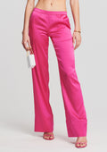 Hazel Silk Pant by SEROYA in Fuchsia Purple, product image 1