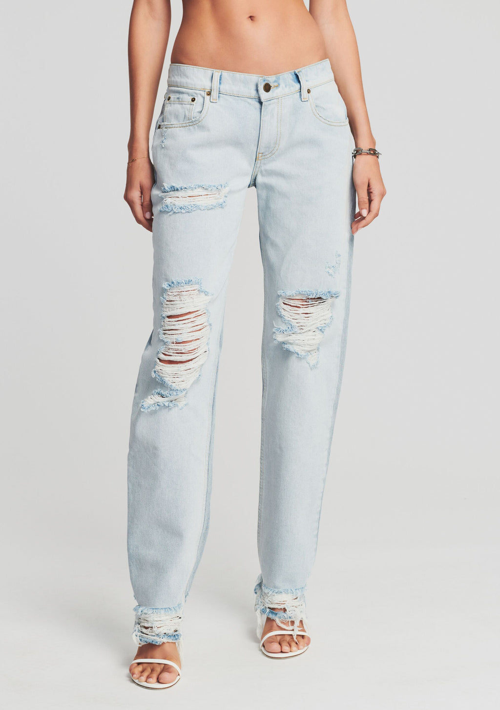 Maggie Low Rise Jean by retrofête in Two Tone Laguna, product image 1