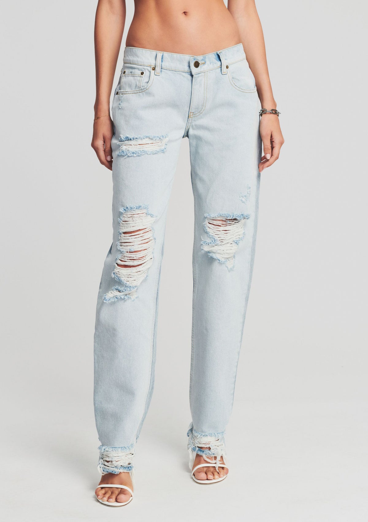 Maggie Low Rise Jean by retrofête in Two Tone Laguna, product image 1