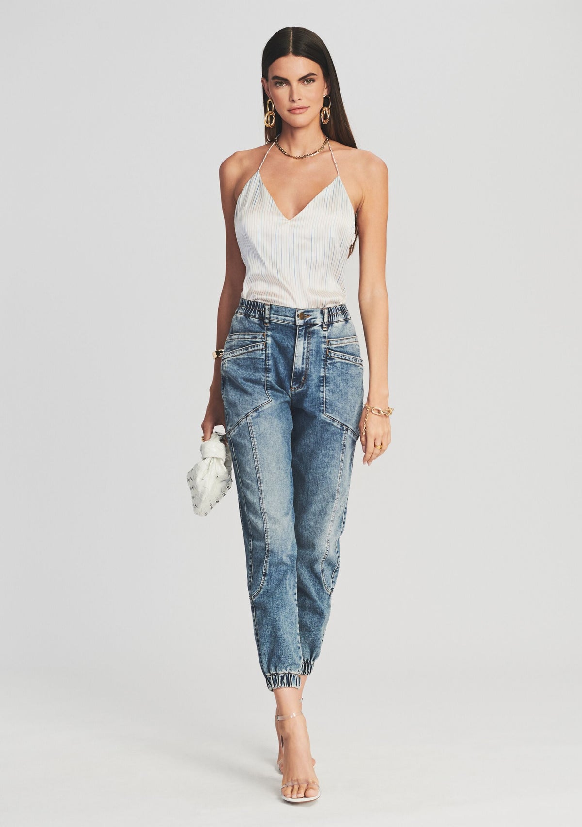 Myla Pant by retrofête in Light Rip Tide, product image 5