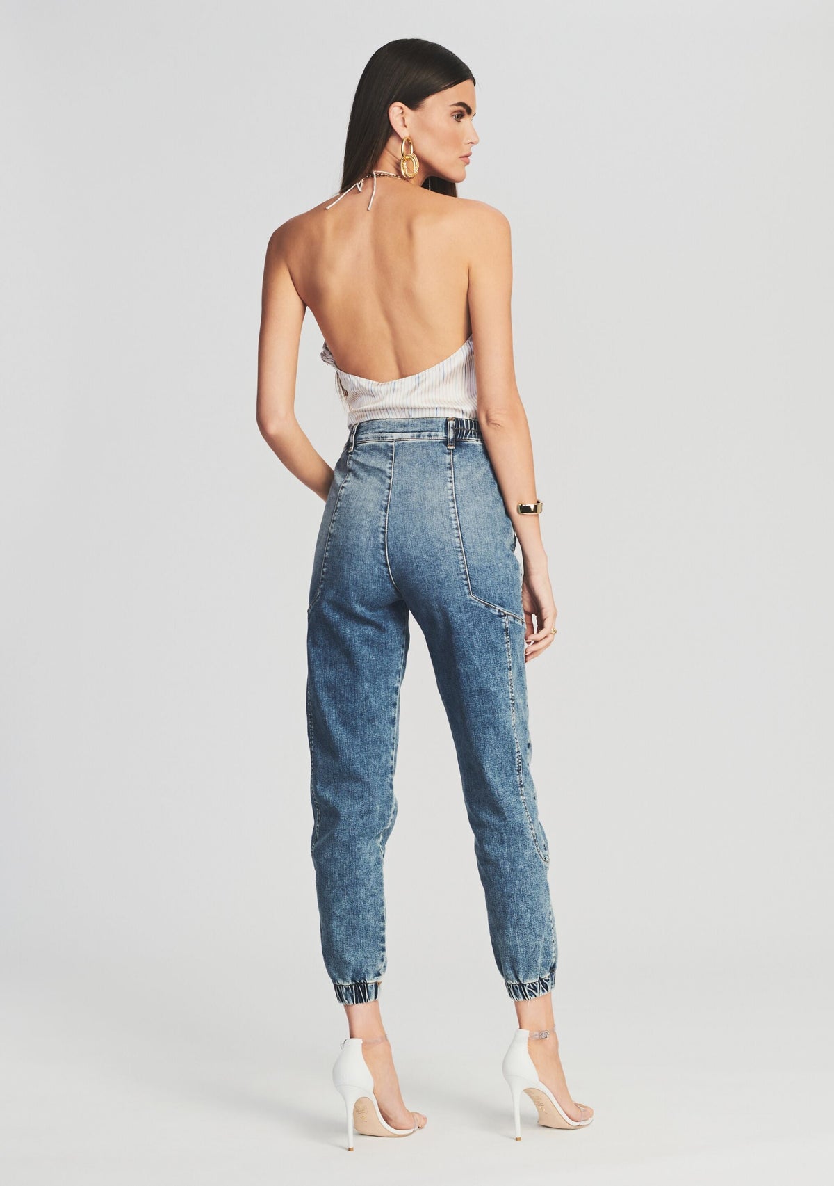Myla Pant by retrofête in Light Rip Tide, product image 4
