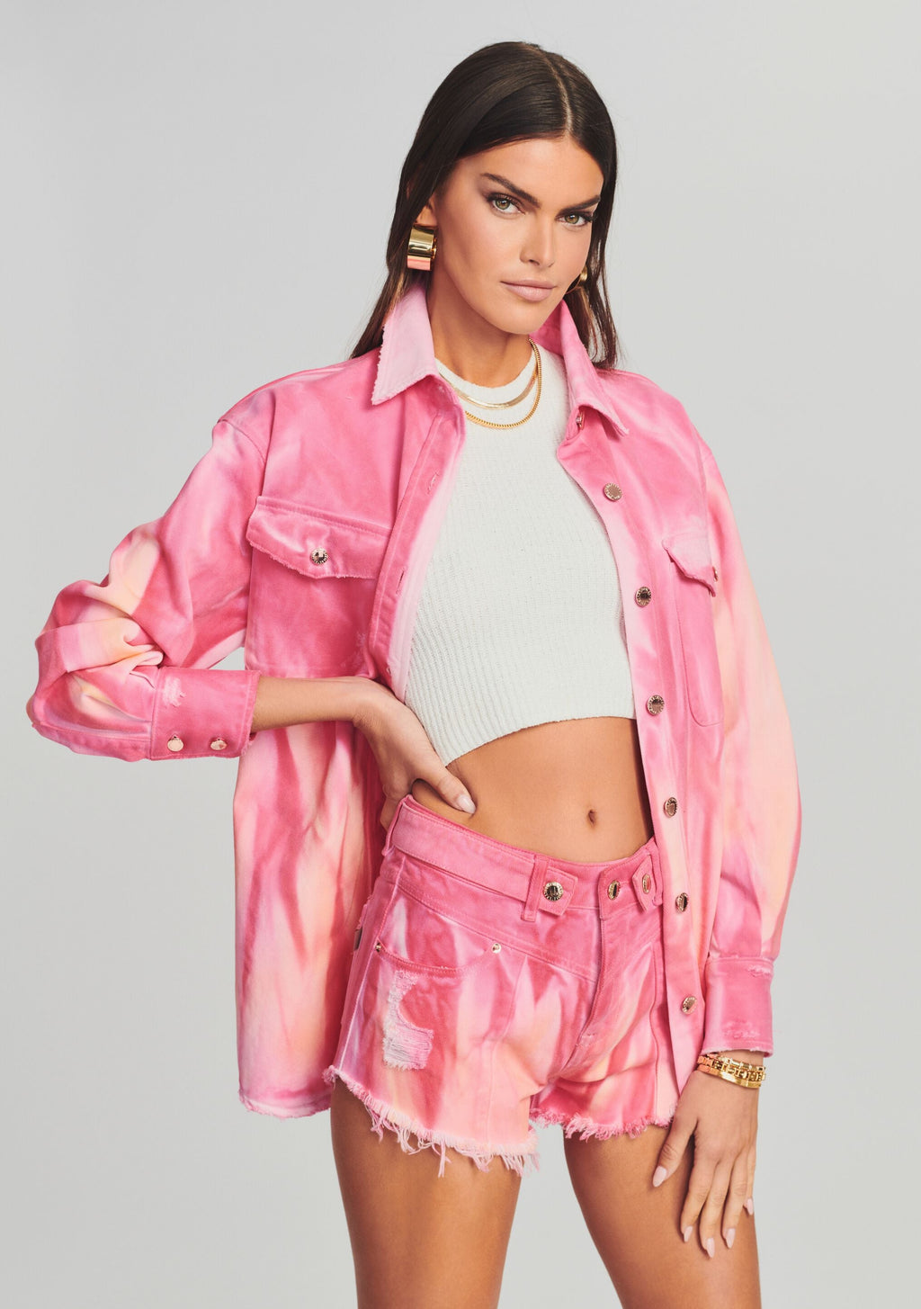 Tessa Short by retrofête in Watercolor Sunset, product image 2