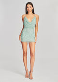Mich Sequin Dress by retrofête in Turquoise Powder, product image 1
