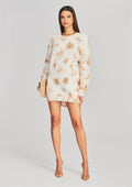 Devin Sweater by SEROYA in Tan White Tie Dye, product image 1