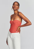 Lena Bodysuit by retrofête in Calypso Coral, product image 1