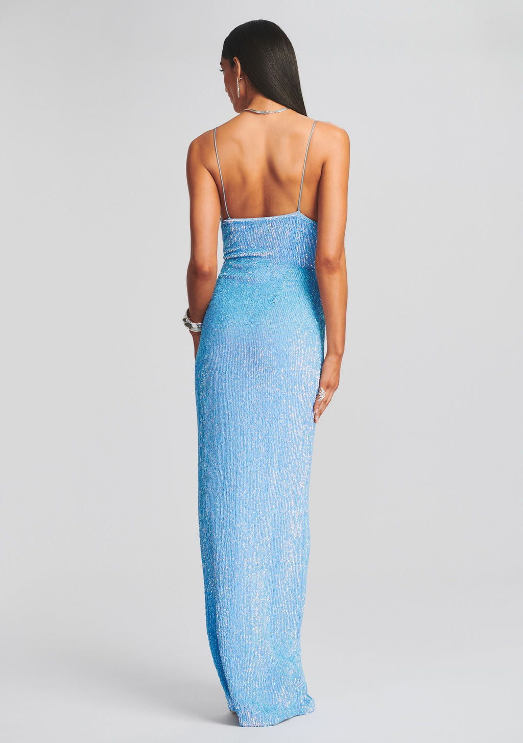 Katya Dress by retrofête in Blue Rainbow, product image 4