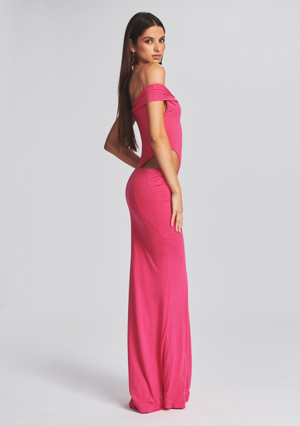 Giada Dress by retrofête in Fuchsia, product image 4