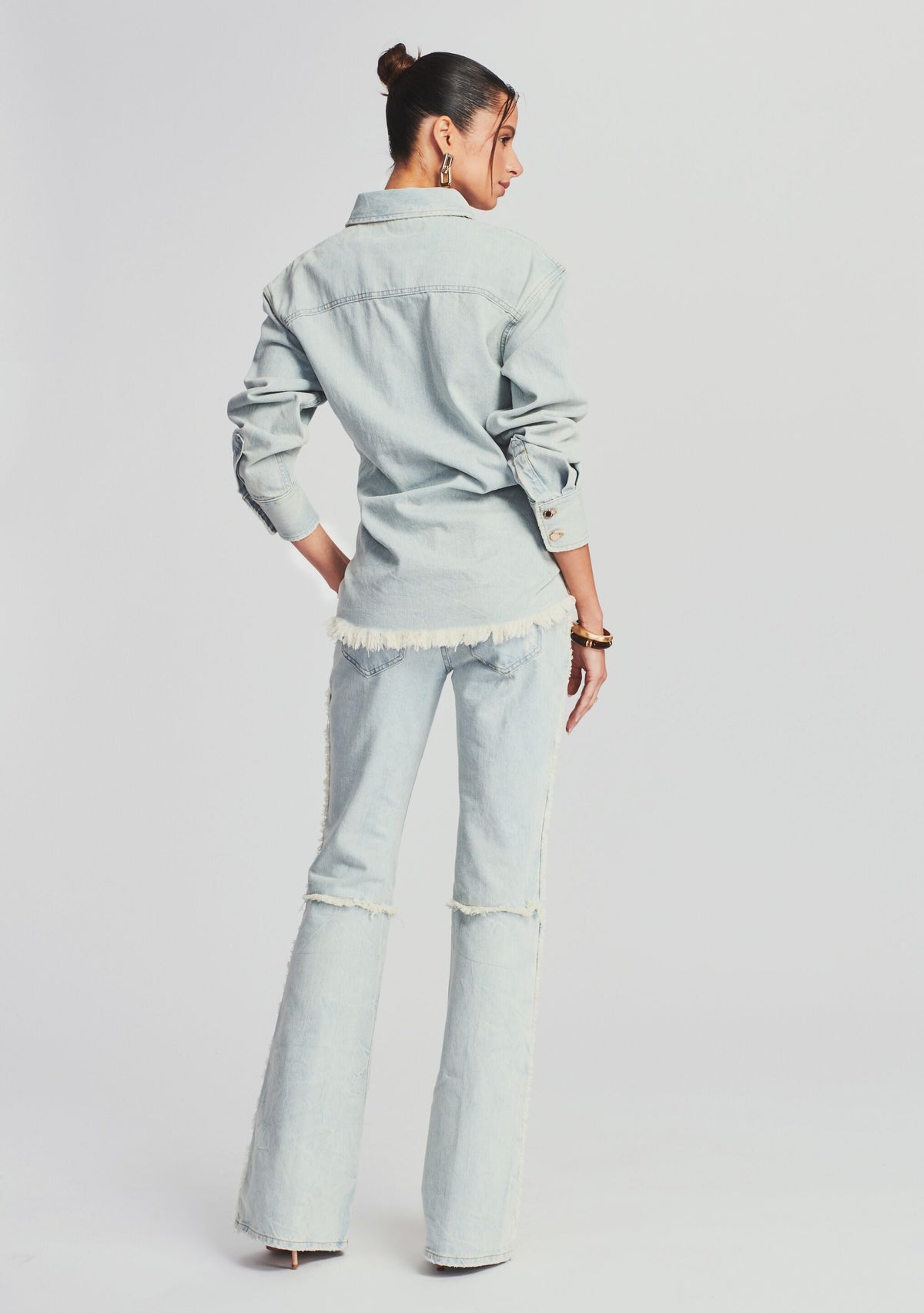 Doreen Shirt by retrofête in Blue Dawn, product image 4