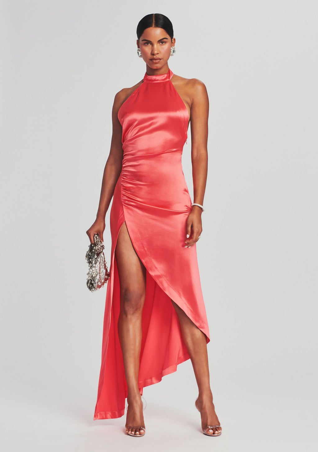 Sabrina Dress by retrofête in Coral, product image 1