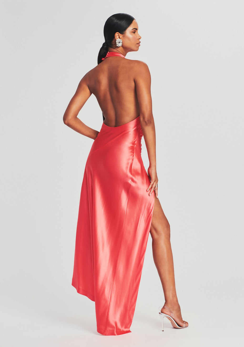 Sabrina Dress by retrofête in Coral, product image 2