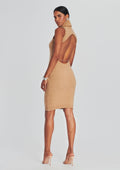 Miller Sweater Dress by retrofête in Nude, product image 1