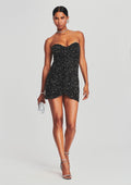 Hannah Sequin Dress by retrofête in Gunmetal Black, product image 1