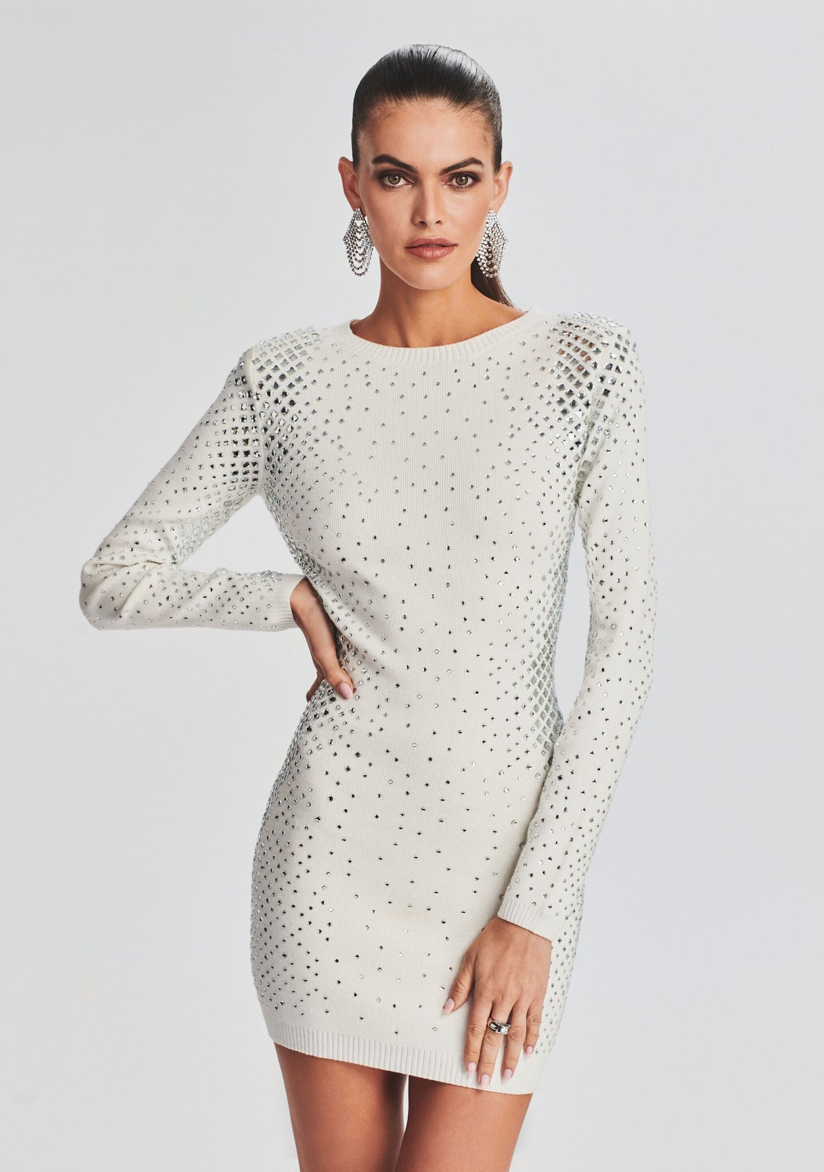 Velma Dress by retrofête in White, product image 5