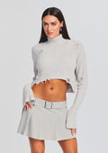 Fae Turtle Neck by SEROYA in Silver, product image 1