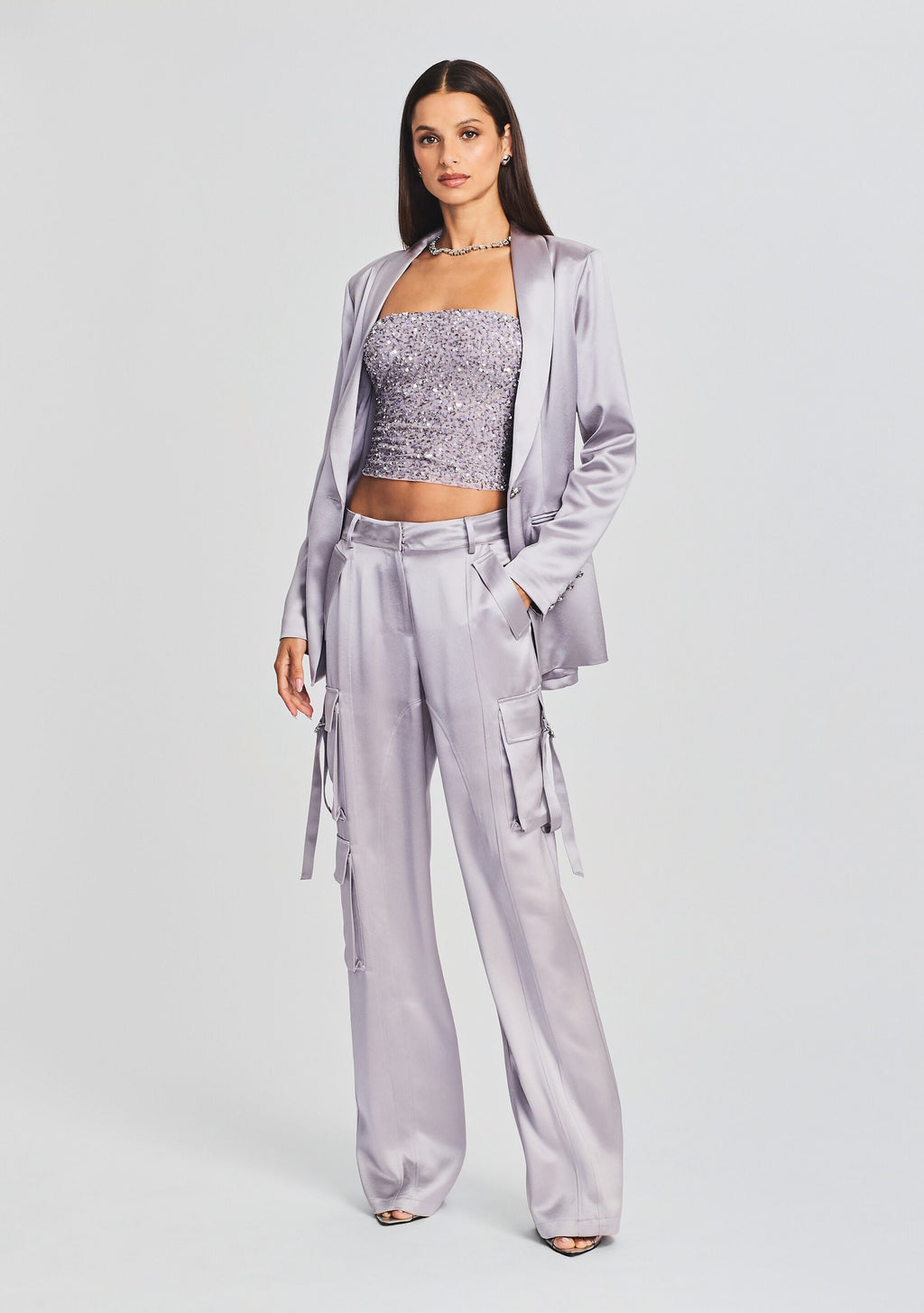 André Cargo Pant by retrofête in Mink Grey, product image 5