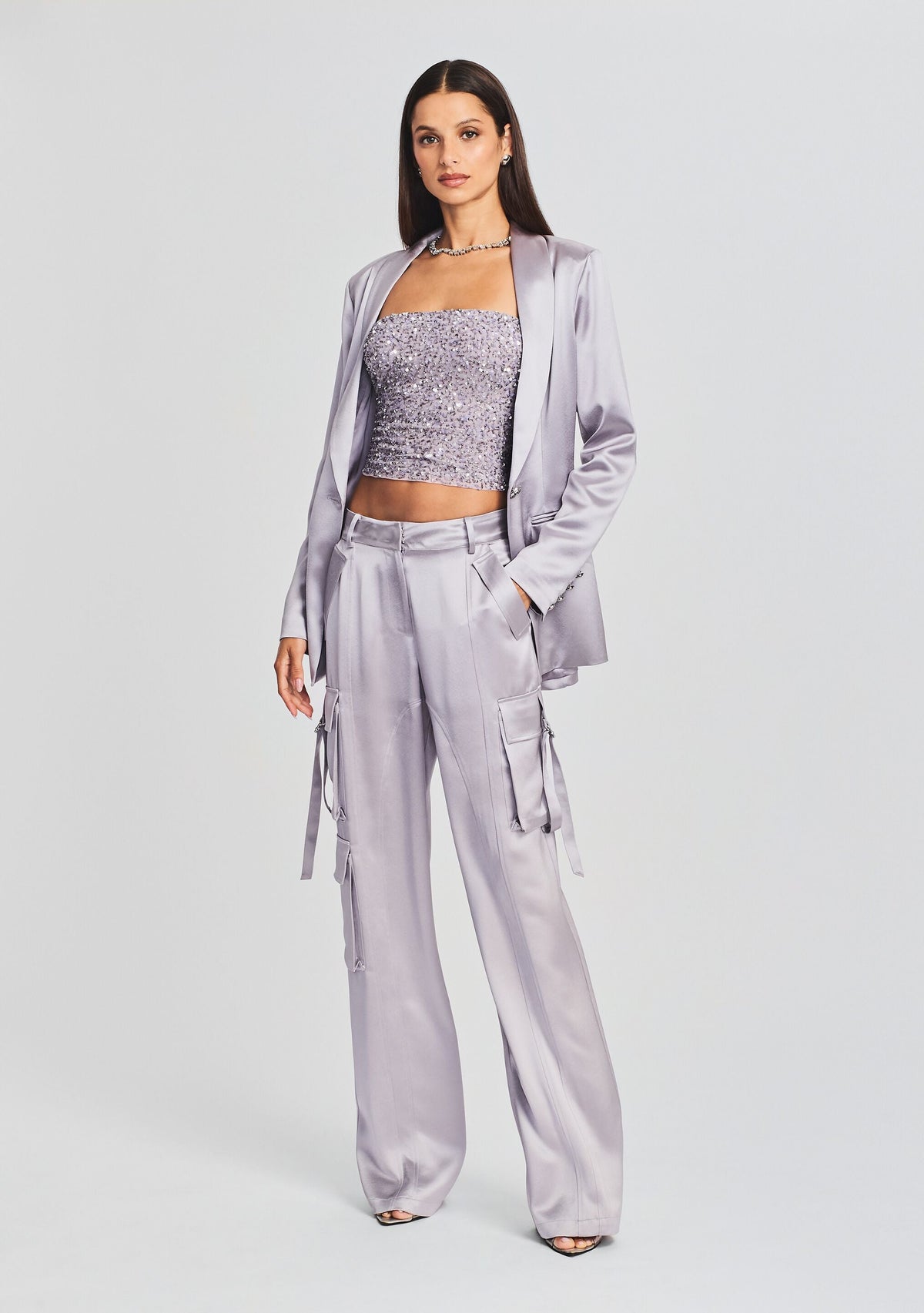 André Cargo Pant by retrofête in Mink Grey, product image 5