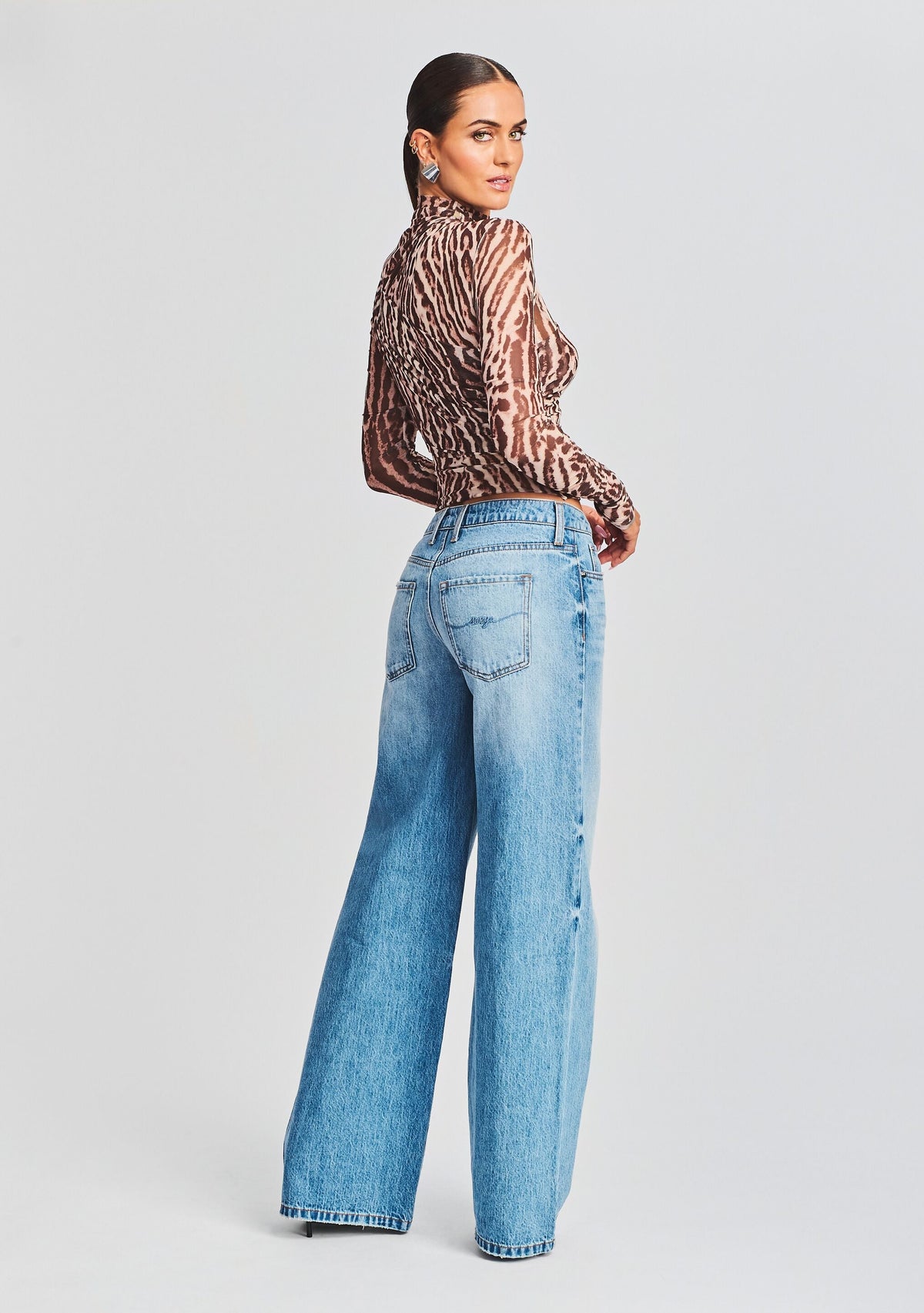Sana Top by SEROYA in Tan Ocelot, product image 4
