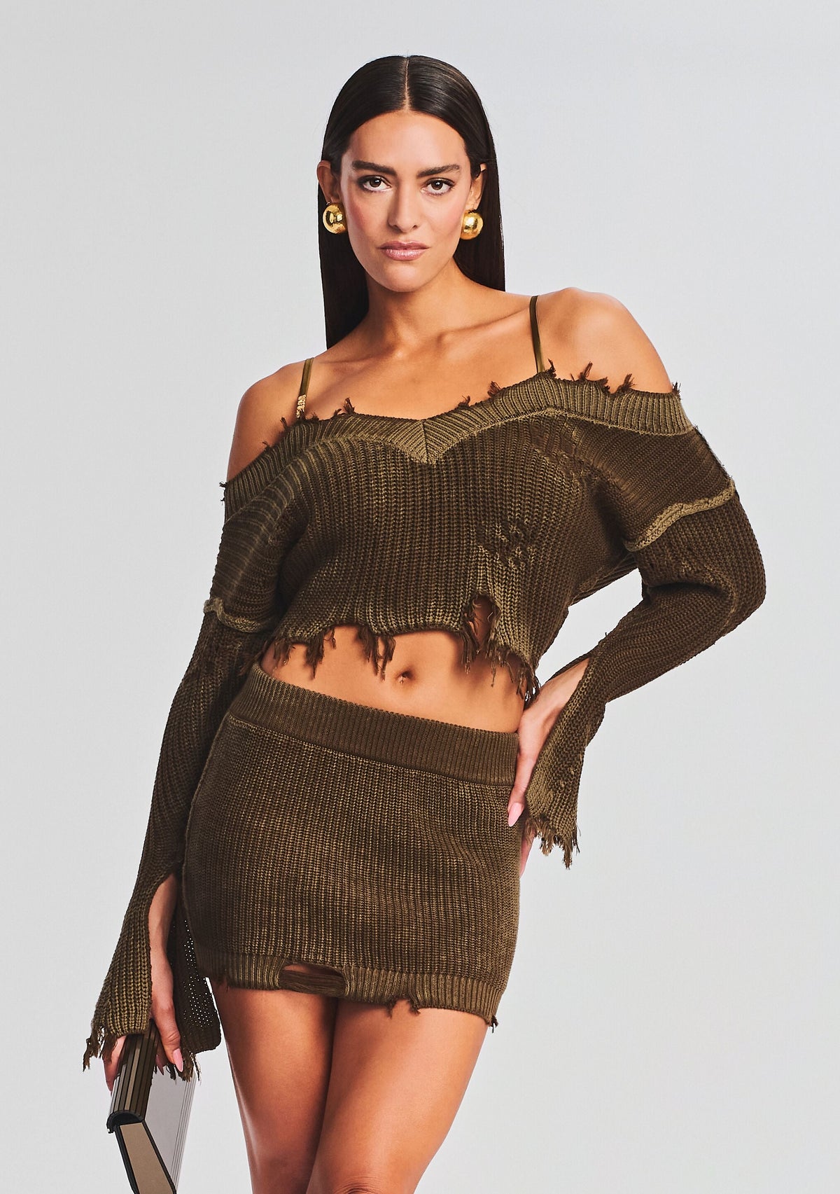 Skye Sweater by SEROYA in Fort Greene W/ Dye, product image 1