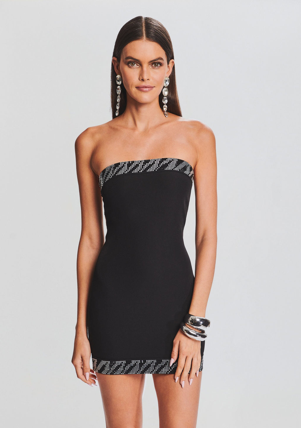 Abigail Dress by retrofête in Black/Silver, product image 5