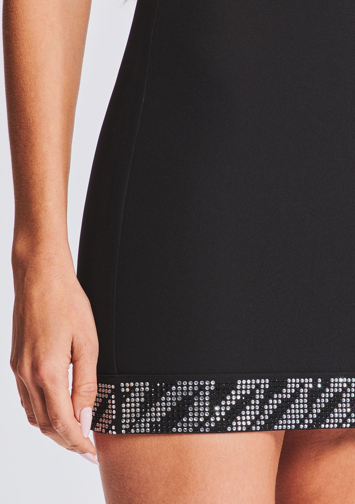 Abigail Dress by retrofête in Black/Silver, product image 2