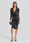 Dream Midi Dress by Rococo Sand in Black, product image 1