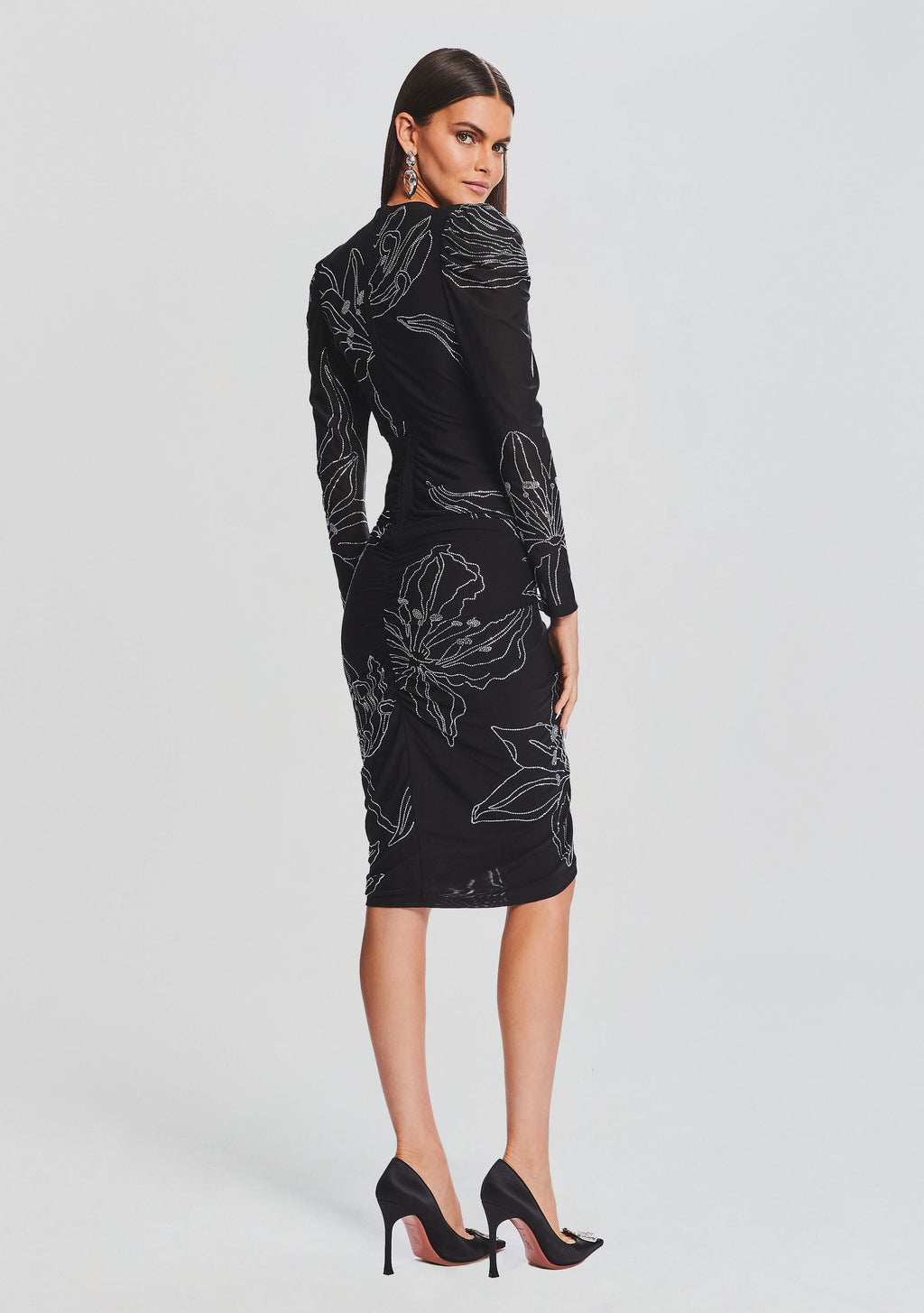 Dream Midi Dress by Rococo Sand in Black, product image 4