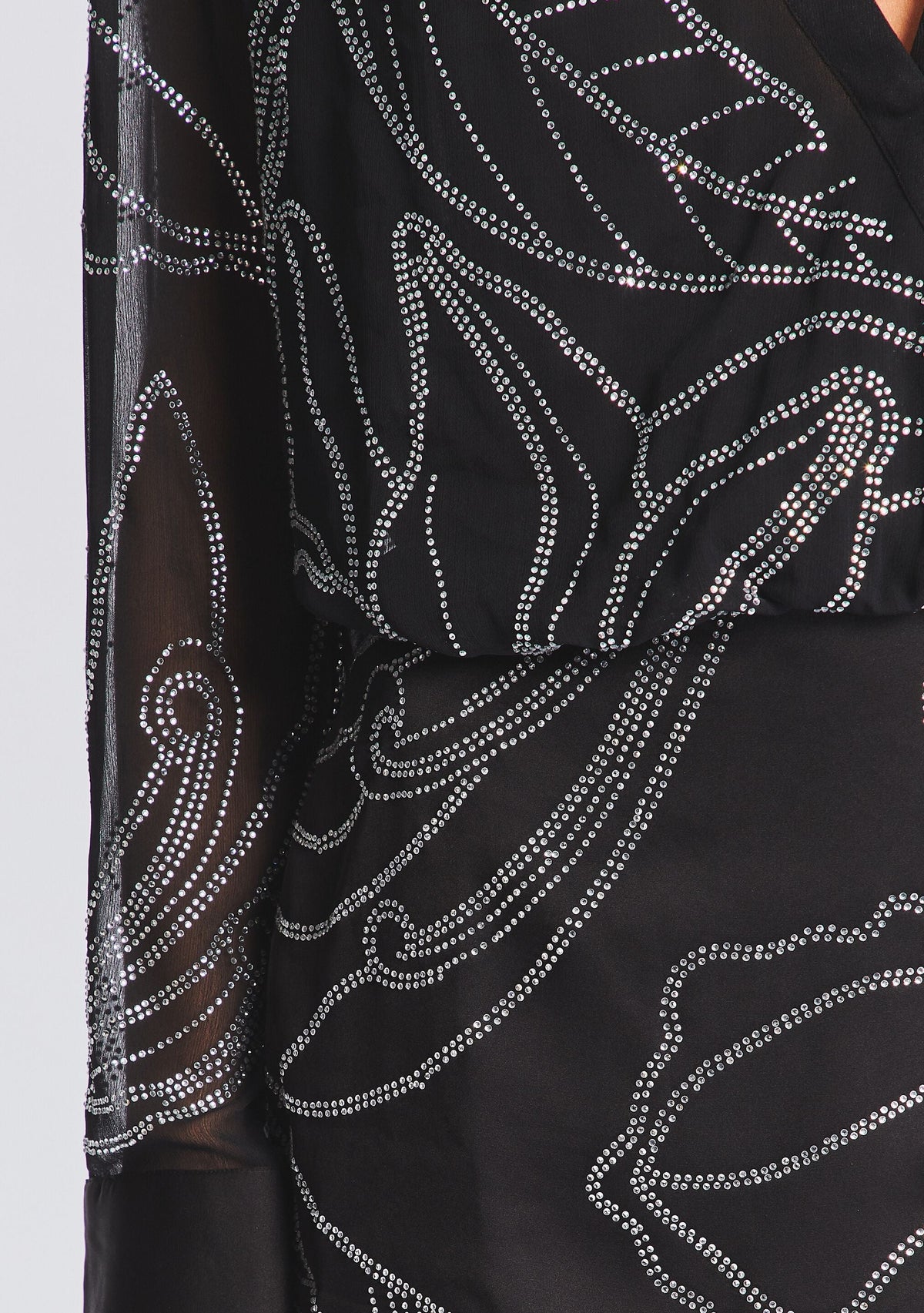 Dream Short Dress by Rococo Sand in Black, product image 2