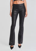 Lana Coated Knit Pant by retrofête in Coated Black, product image 1