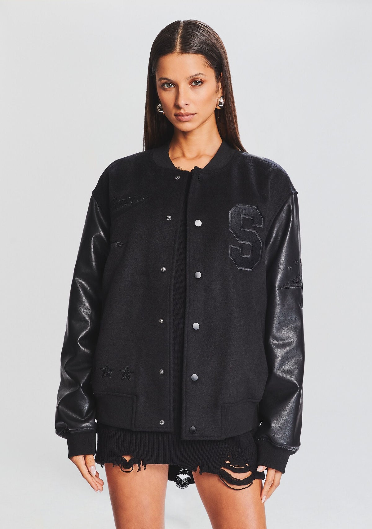 Malcolm Bomber Jacket by SEROYA in Black, product image 1