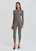 Marcel Sequin Jumpsuit by retrofête in Black/Silver, product image 1