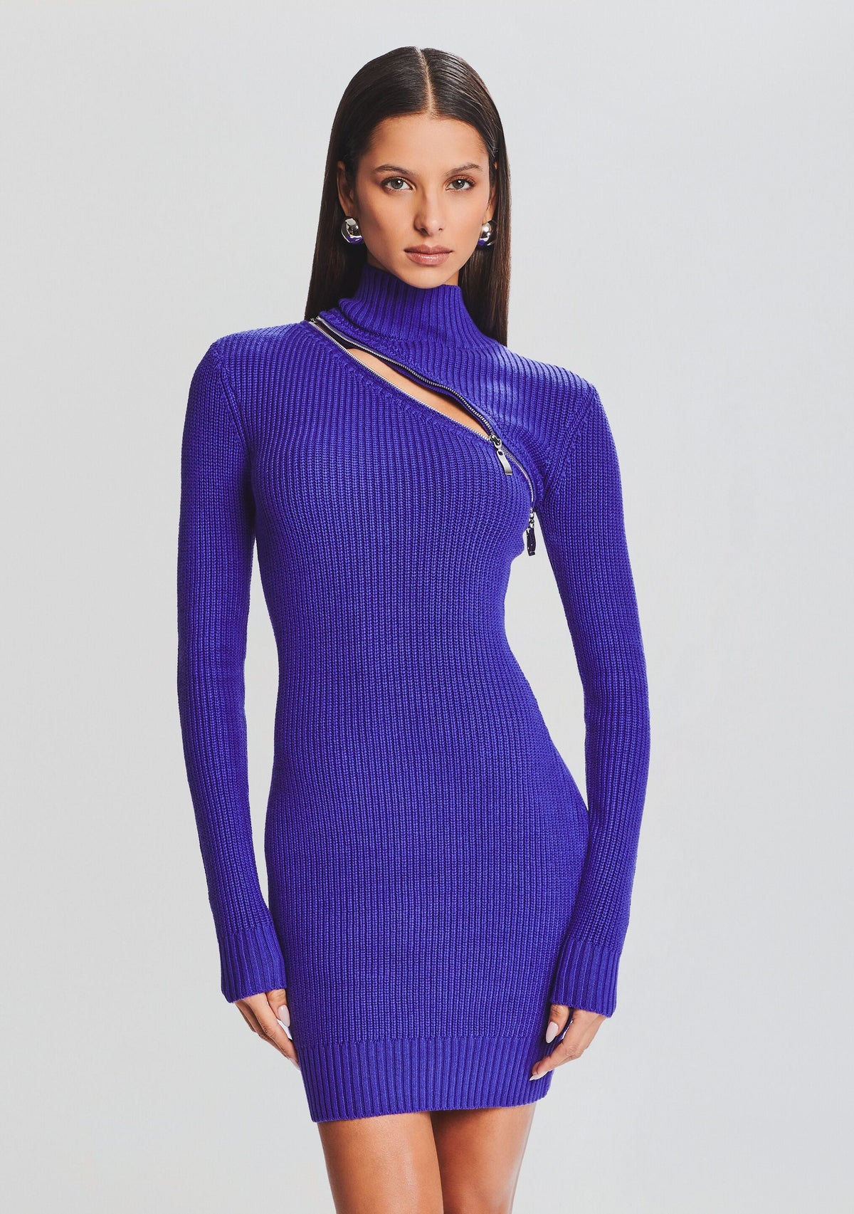 Oceana Sweater Dress by SEROYA in Violet Indigo, product image 2