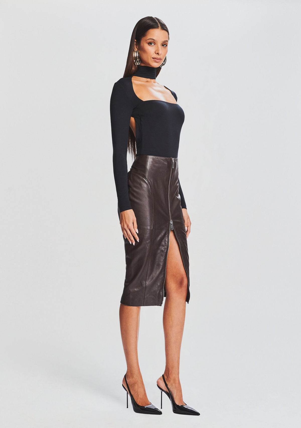 Odessa Bodysuit by SEROYA in Black, product image 3