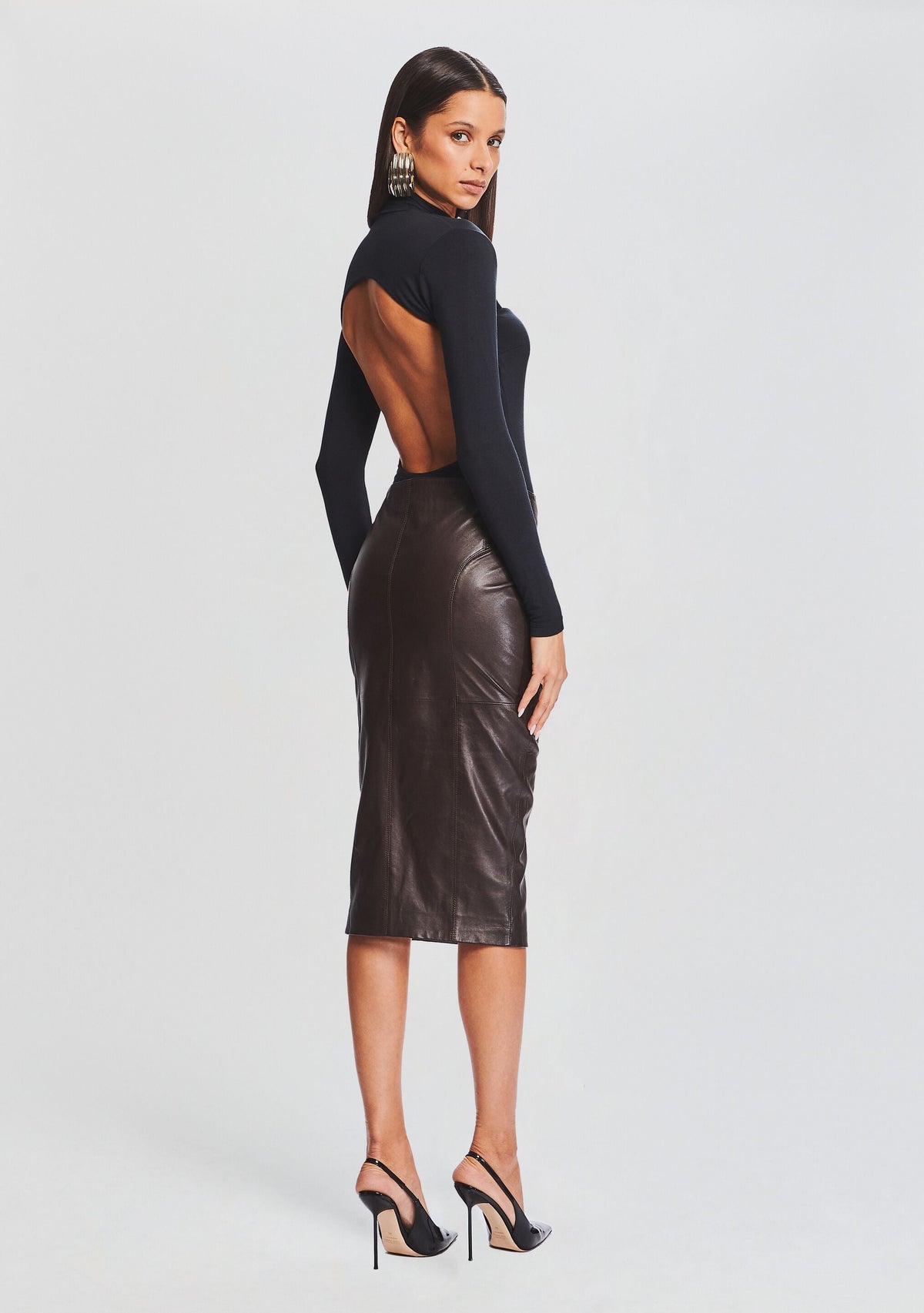 Odessa Bodysuit by SEROYA in Black, product image 2