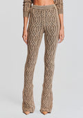 Cayenne Cable Knit Pant by SEROYA in Washed Tan, product image 1