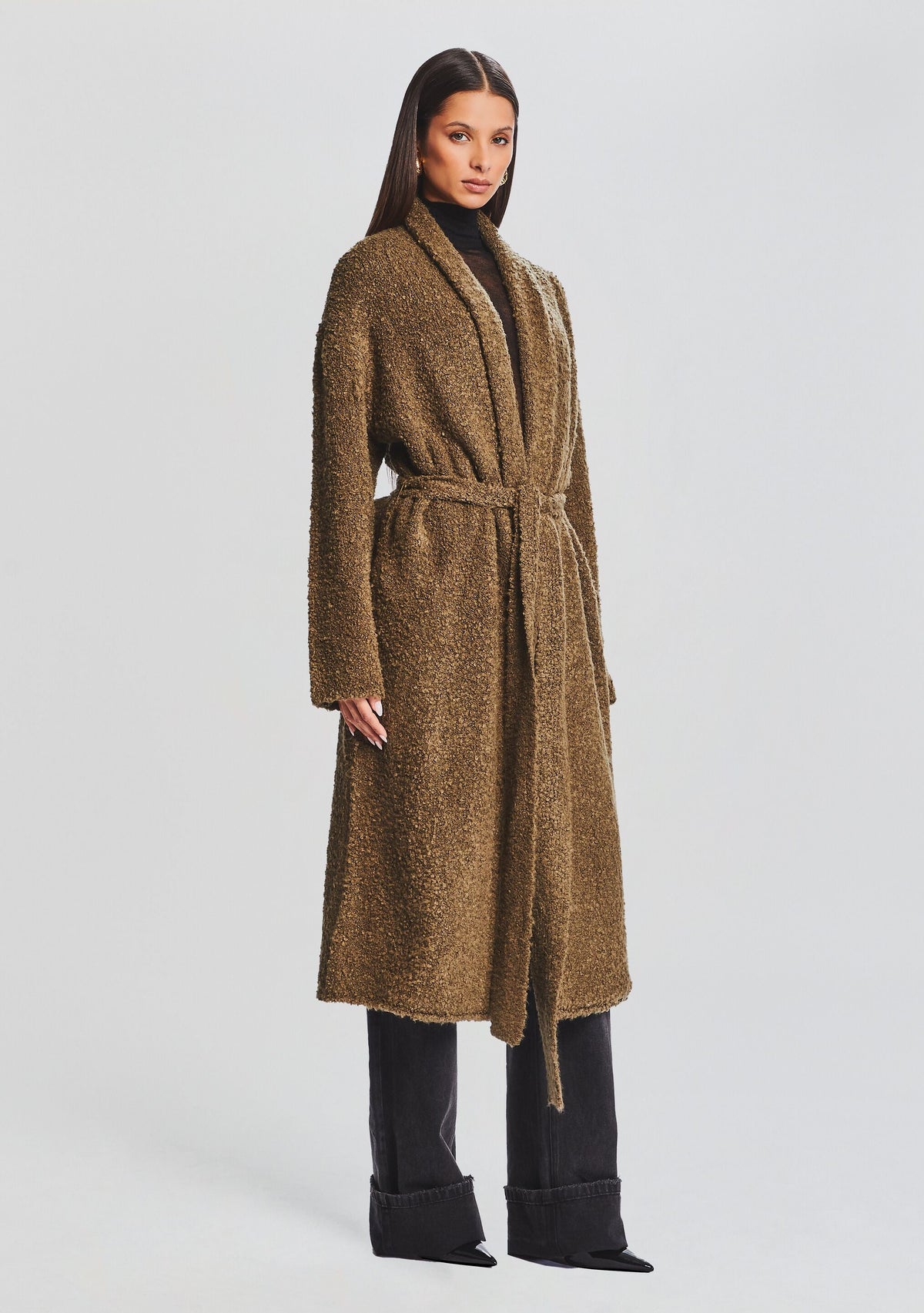 Reed Boucle Cardigan by SEROYA in Fort Greene, product image 2