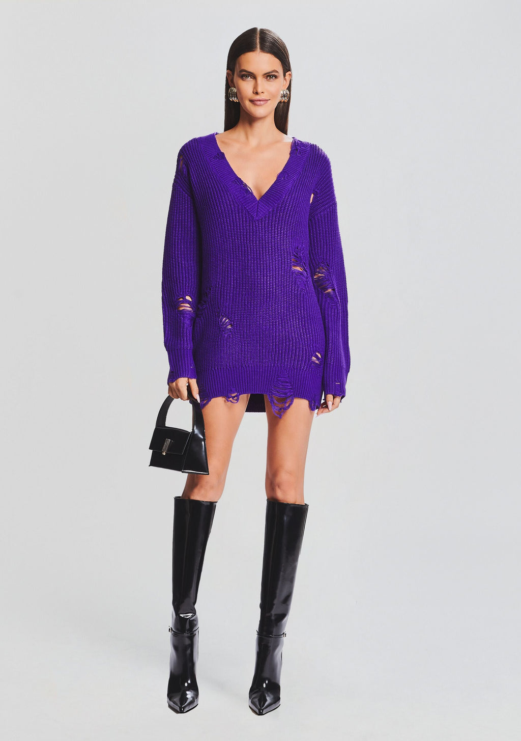 Rumi Sweater by SEROYA in Violet, product image 5