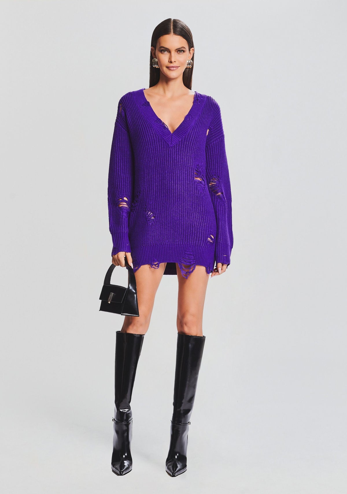 Rumi Sweater by SEROYA in Violet, product image 5
