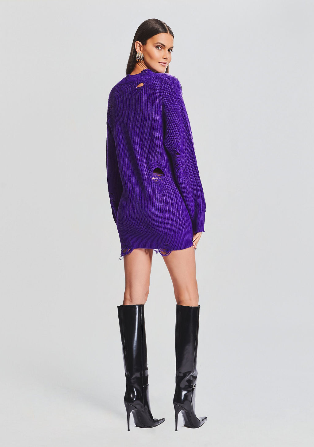 Rumi Sweater by SEROYA in Violet, product image 4
