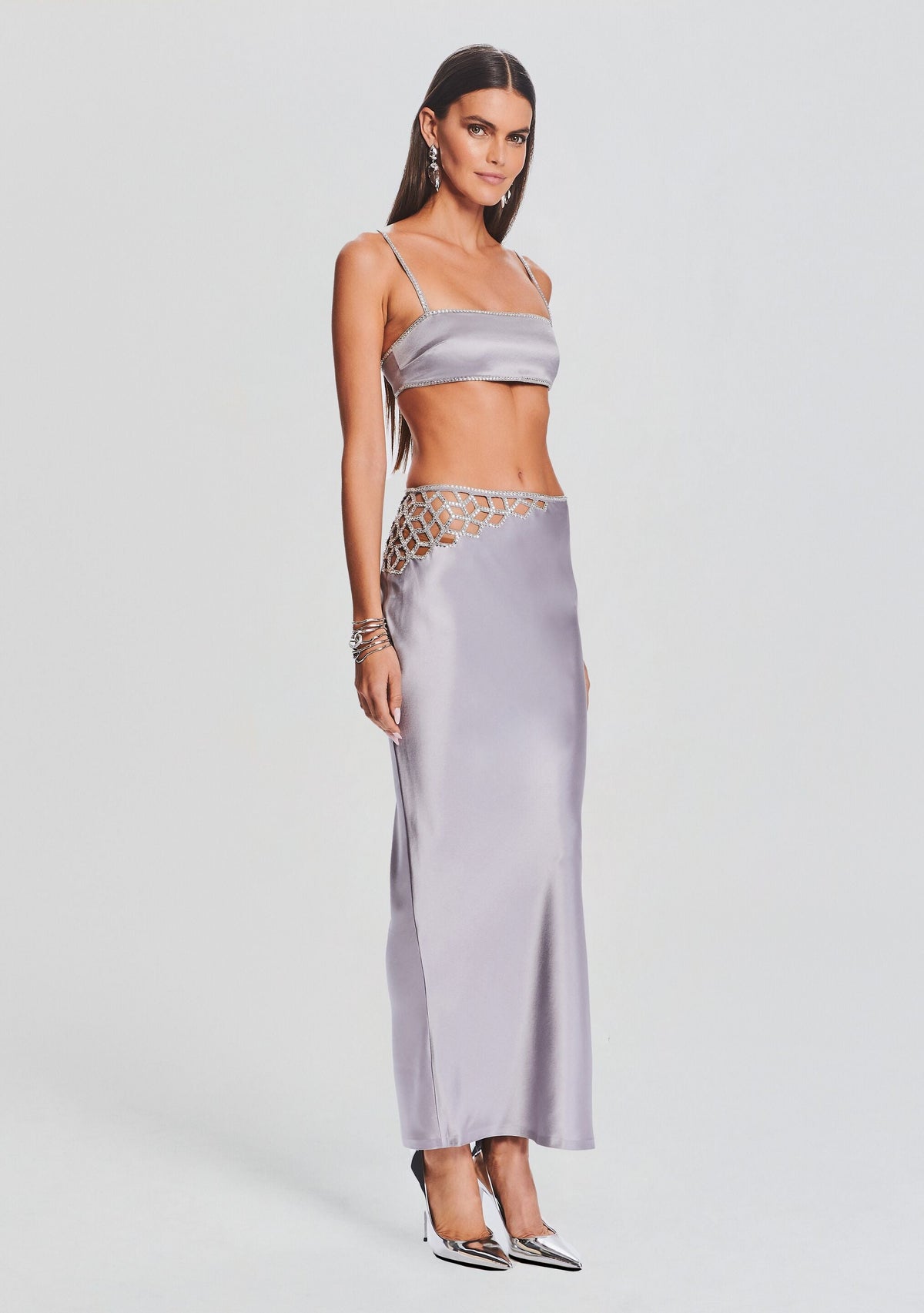 Amari Bra by retrofête in Mink Grey, product image 3