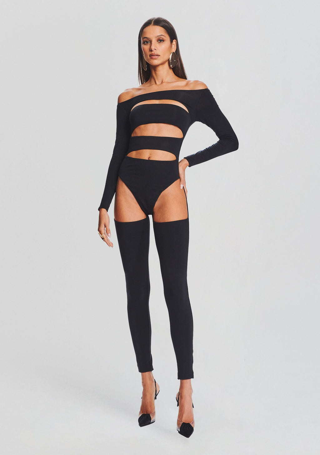 Andromeda Catsuit by SEROYA in Black, product image 1